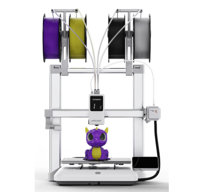 Bộ làm quen STEM lĩnh vực in 3D, 3D scanner kèm tripod, bàn xoay 360 độ, vật tư in, phần mềm lập trình và thư viện 3D.