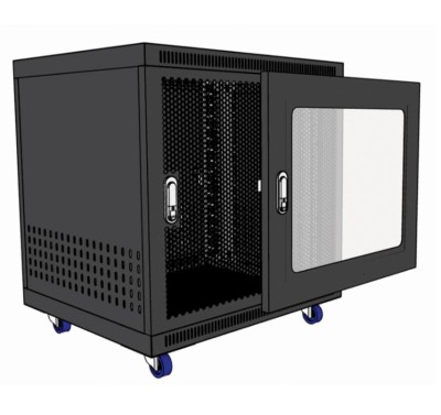 Tủ rack chứa thiết bị mạng và âm thanh
